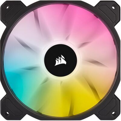 Corsair SP140 RGB Elite Dual Node C (140 mm, 2x), PC Lüfter, Schwarz Corsair SP140 RGB Elite Dual Node C (140 mm, 2x), PC Lüfter, Schwarz
