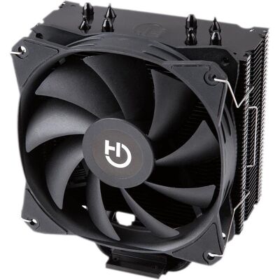 Hiditec COOLER CPU C12 PWM 120MM PWM BLACK (155 mm), CPU Kühler, Schwarz Hiditec COOLER CPU C12 PWM 120MM PWM BLACK (155 mm), CPU Kühler, Schwarz