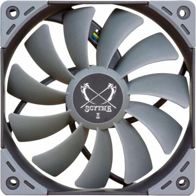 Scythe Kaze Flex (120 mm, 1x), PC Lüfter, Schwarz, Grau Scythe Kaze Flex (120 mm, 1x), PC Lüfter, Schwarz, Grau