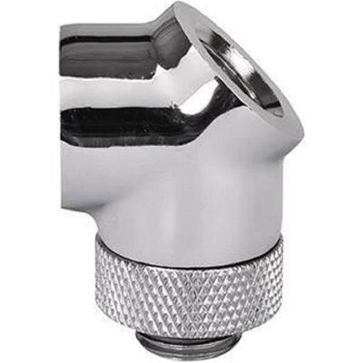 Thermaltake Gewinkelt 45 Grad G1/4 Zoll, Wasserkühlung Komponenten Zubehör, Silber Thermaltake Gewinkelt 45 Grad G1/4 Zoll, Wasserkühlung Komponenten Zubehör, Silber