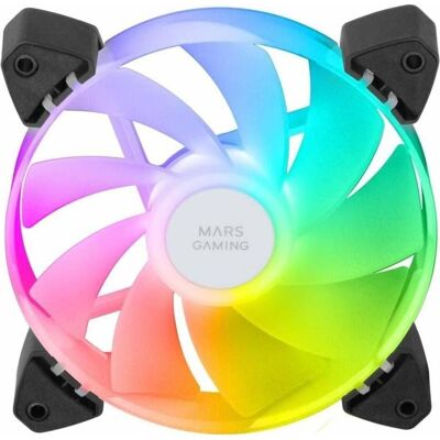 Mars Gaming Lot De 3 Ventilateurs Boitier Mf-3ar RGB - 12cm (Noir) (120 mm, 3x), PC Lüfter, Schwarz Mars Gaming Lot De 3 Ventilateurs Boitier Mf-3ar RGB - 12cm (Noir) (120 mm, 3x), PC Lüfter, Schwarz