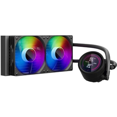 1stplayer Kit Watercooling AIO TS4 RGB - 240mm (Noir), CPU Wasserkühler, Schwarz 1stplayer Kit Watercooling AIO TS4 RGB - 240mm (Noir), CPU Wasserkühler, Schwarz