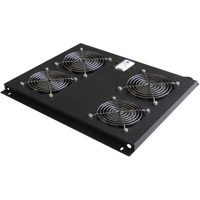 Wp Roof ventilation unit with four fans, 120 cm deep., Serverschrank Zubehör, Schwarz Wp Roof ventilation unit with four fans, 120 cm deep., Serverschrank Zubehör, Schwarz