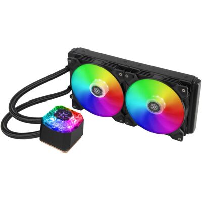 Silverstone SST-IG280-ARGB Komplett-Wasserkühlung, CPU Wasserkühler, Schwarz Silverstone SST-IG280-ARGB Komplett-Wasserkühlung, CPU Wasserkühler, Schwarz