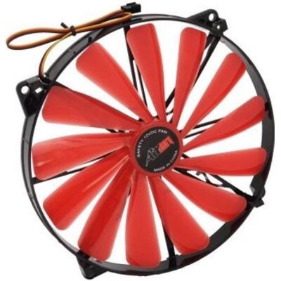 Airen FAN RedWingsGiantExtreme 200 LED RED ( (200 mm), PC Lüfter, Schwarz, Rot Airen FAN RedWingsGiantExtreme 200 LED RED ( (200 mm), PC Lüfter, Schwarz, Rot