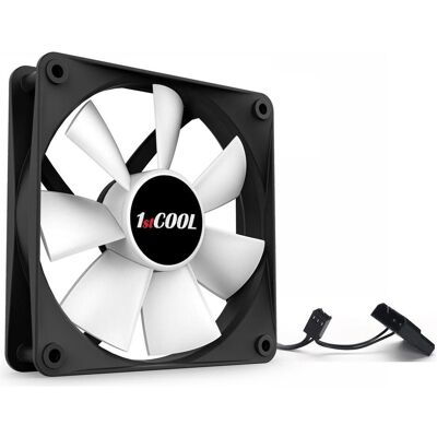 1st Cool 1stCOOL silent F-12 fan (120 mm, 1x), PC Lüfter, Schwarz 1st Cool 1stCOOL silent F-12 fan (120 mm, 1x), PC Lüfter, Schwarz