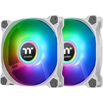 Thermaltake Pure Duo 12 ARGB White (120 mm, 2x), PC Lüfter, Weiss Thermaltake Pure Duo 12 ARGB White (120 mm, 2x), PC Lüfter, Weiss