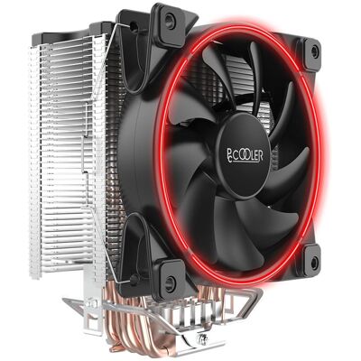 Pccooler GI-X5R Corona Rot (148 mm), CPU Kühler, Rot Pccooler GI-X5R Corona Rot (148 mm), CPU Kühler, Rot