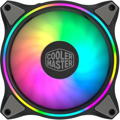 Cooler Master SickleFlow 120 V2 ARGB 120mm Square Frame Fan, Customizable LEDS, Air Balance Curve Bl (120 mm), PC Lüfter, Schwarz Cooler Master SickleFlow 120 V2 ARGB 120mm Square Frame Fan, Customizable LEDS, Air Balance Curve Bl (120 mm), PC Lüfter, Schwarz