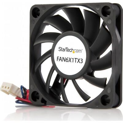StarTech Gehäuselüfter (60 mm, 1x), PC Lüfter, Schwarz StarTech Gehäuselüfter (60 mm, 1x), PC Lüfter, Schwarz