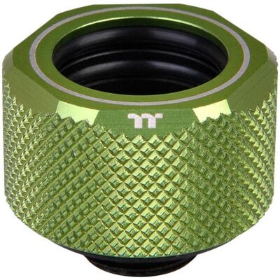Thermaltake Pacific C-Pro Rohranschluss G1/4 Zoll auf 16mm, Wasserkühlung Anschluss, Grün Thermaltake Pacific C-Pro Rohranschluss G1/4 Zoll auf 16mm, Wasserkühlung Anschluss, Grün