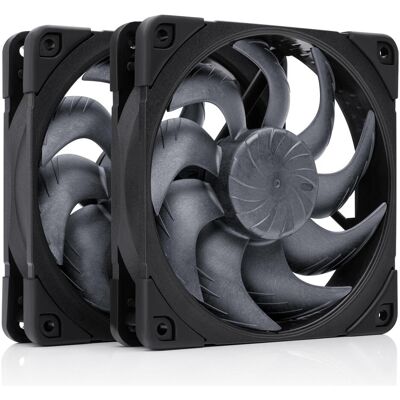 Noctua NF-A12x25 G2 PWM Sx2-PP chromax.black (120 mm, 2x), PC Lüfter, Schwarz Noctua NF-A12x25 G2 PWM Sx2-PP chromax.black (120 mm, 2x), PC Lüfter, Schwarz