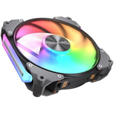 Cougar Lot de 3 Ventilateurs de boitier Apolar RGB - 12cm (Noir) (120 mm, 3x), PC Lüfter, Schwarz, Mehrfarbig Cougar Lot de 3 Ventilateurs de boitier Apolar RGB - 12cm (Noir) (120 mm, 3x), PC Lüfter, Schwarz, Mehrfarbig