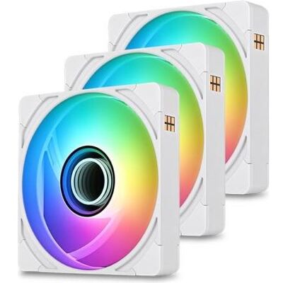 Thermaltake CT120 EX INFINITY ARGB Sync White 3Pack Fan (124 mm, 3x), PC Lüfter, Weiss Thermaltake CT120 EX INFINITY ARGB Sync White 3Pack Fan (124 mm, 3x), PC Lüfter, Weiss
