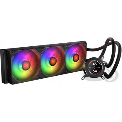 Krux HydroGlance 360 LCD (schwarz), CPU Wasserkühler, Schwarz Krux HydroGlance 360 LCD (schwarz), CPU Wasserkühler, Schwarz