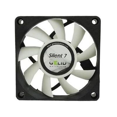 Gelid Silent 7 (70 mm), PC Lüfter, Schwarz Gelid Silent 7 (70 mm), PC Lüfter, Schwarz