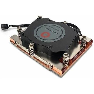 Dynatron J5 AMD Genoa SP5 cooler 1U active copper for vapor chamber base and stacked fin and upto 26 (27 mm), CPU Kühler, Kupfer, Schwarz Dynatron J5 AMD Genoa SP5 cooler 1U active copper for vapor chamber base and stacked fin and upto 26 (27 mm), CPU Kühler, Kupfer, Schwarz