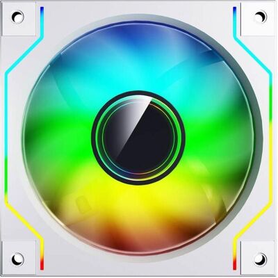 Darkflash Tech Darkflash DM20 computer fan (white) (120 mm), PC Lüfter, Weiss Darkflash Tech Darkflash DM20 computer fan (white) (120 mm), PC Lüfter, Weiss