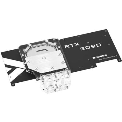 Barrow Aktive Backplate RTX 3080/90 FTW3 RGB - Acryl, GPU Wasserkühler Barrow Aktive Backplate RTX 3080/90 FTW3 RGB - Acryl, GPU Wasserkühler