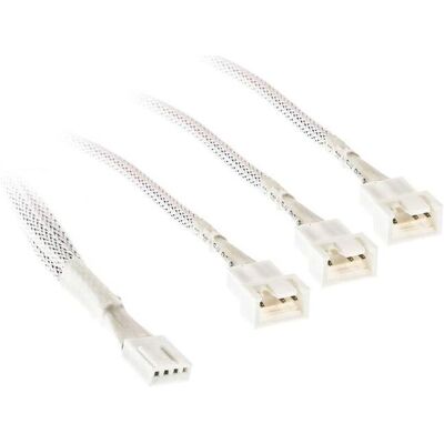 Kolink 1-3 PWM Lüfter Splitterkabel - 35cm, geflochten, weiss (35 cm, 4 pin PWM), Interne Kabel (PC) Kolink 1-3 PWM Lüfter Splitterkabel - 35cm, geflochten, weiss (35 cm, 4 pin PWM), Interne Kabel (PC)