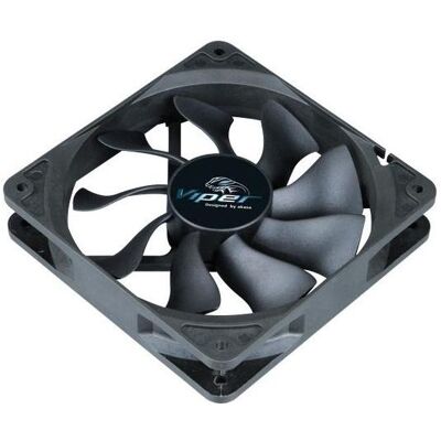 Akasa Viper Black (120 mm, 1x), PC Lüfter, Schwarz Akasa Viper Black (120 mm, 1x), PC Lüfter, Schwarz
