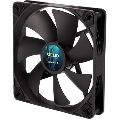 Gelid FN-PX14-11 (140 mm, 1x), PC Lüfter, Schwarz Gelid FN-PX14-11 (140 mm, 1x), PC Lüfter, Schwarz
