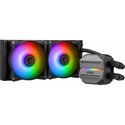 MSI Chłodzenie wodne MAG CORELIQUID M240, CPU Wasserkühler, Schwarz, Blau, Rot, Grün, Grau MSI Chłodzenie wodne MAG CORELIQUID M240, CPU Wasserkühler, Schwarz, Blau, Rot, Grün, Grau