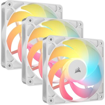 Corsair RS120-R ARGB (120 mm, 3x), PC Lüfter, Weiss Corsair RS120-R ARGB (120 mm, 3x), PC Lüfter, Weiss