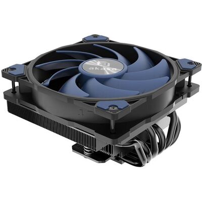 Akasa chladič CPU - ALUCIA H6L (77.60 mm), CPU Kühler, Blau, Schwarz Akasa chladič CPU - ALUCIA H6L (77.60 mm), CPU Kühler, Blau, Schwarz