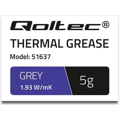 Qoltec Wärmeleitpaste (1.93 W/m K, 5 g), Wärmeleitpaste Qoltec Wärmeleitpaste (1.93 W/m K, 5 g), Wärmeleitpaste