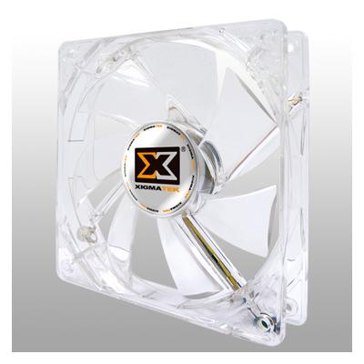 Xigmatek Crystal 80 Green LED Lüfter (80 mm), PC Lüfter, Grün, Transparent Xigmatek Crystal 80 Green LED Lüfter (80 mm), PC Lüfter, Grün, Transparent