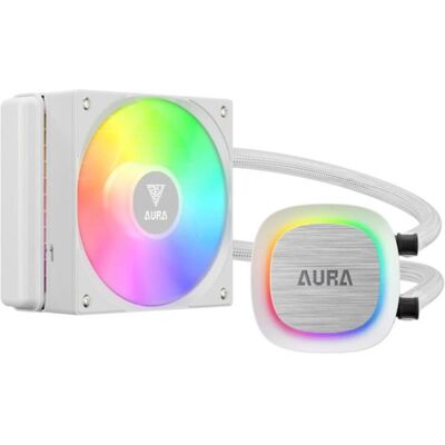Gamdias Aura GL120 V2 While Argb Liquid Coole, CPU Wasserkühler Gamdias Aura GL120 V2 While Argb Liquid Coole, CPU Wasserkühler