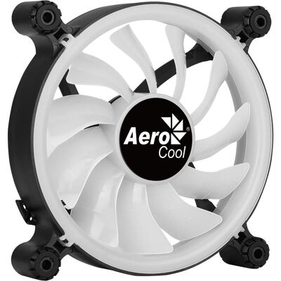 Aerocool Spectro 12 FRGB Computergehäuse Ventilator, Durchscheinend (e) (120 mm, 1x), PC Lüfter, Schwarz, Transparent Aerocool Spectro 12 FRGB Computergehäuse Ventilator, Durchscheinend (e) (120 mm, 1x), PC Lüfter, Schwarz, Transparent