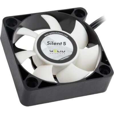 Gelid FN-SX05-40 Computerkühlsystem Computergehäuse Ventilator (50 mm), PC Lüfter, Schwarz, Weiss Gelid FN-SX05-40 Computerkühlsystem Computergehäuse Ventilator (50 mm), PC Lüfter, Schwarz, Weiss