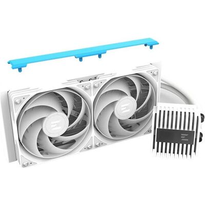 Zalman Chłodzenie CPU Chłodzenie procesora ALPHA2 V2 A24 240 mm białe, CPU Kühler, Weiss Zalman Chłodzenie CPU Chłodzenie procesora ALPHA2 V2 A24 240 mm białe, CPU Kühler, Weiss