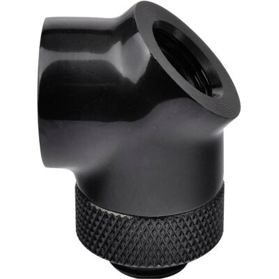 Thermaltake Pacific gewinkelt 90 Grad G1/4 Zoll, Wasserkühlung Anschluss, Schwarz Thermaltake Pacific gewinkelt 90 Grad G1/4 Zoll, Wasserkühlung Anschluss, Schwarz