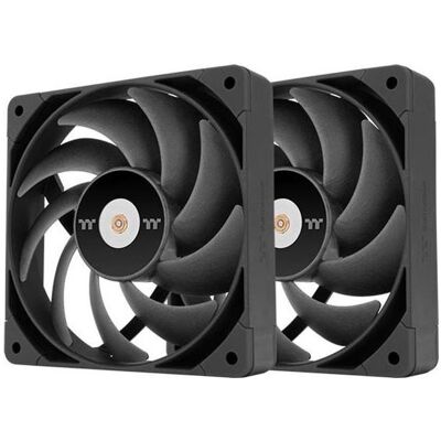 Thermaltake TT TOUGHFAN 14 Pro 2er bk CL-F160-PL14BL-A (140 mm, 2x), PC Lüfter, Schwarz Thermaltake TT TOUGHFAN 14 Pro 2er bk CL-F160-PL14BL-A (140 mm, 2x), PC Lüfter, Schwarz