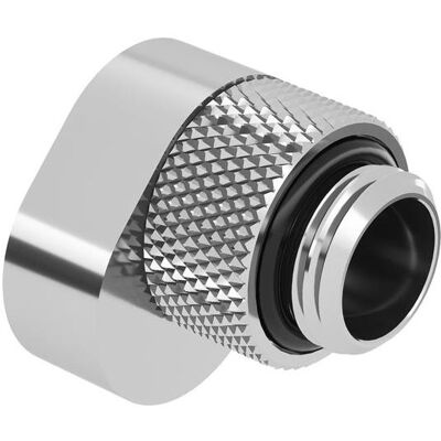 Barrow G1/4 Zoll Verlängerung Offset MF 14 - silber, Wasserkühlung Anschluss, Silber Barrow G1/4 Zoll Verlängerung Offset MF 14 - silber, Wasserkühlung Anschluss, Silber