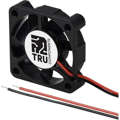 Tru Components TC-MX4010-5V0.05A Axiallüfter 5 V/DC 7.2 m³/h (L x B x H) 40 x 40 (40 mm, 1x), PC Lüfter, Schwarz Tru Components TC-MX4010-5V0.05A Axiallüfter 5 V/DC 7.2 m³/h (L x B x H) 40 x 40 (40 mm, 1x), PC Lüfter, Schwarz