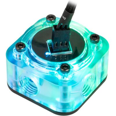 Barrow Flussmeter ARGB - schwarz, Wasserkühlung Überwachung, Schwarz, Transparent Barrow Flussmeter ARGB - schwarz, Wasserkühlung Überwachung, Schwarz, Transparent