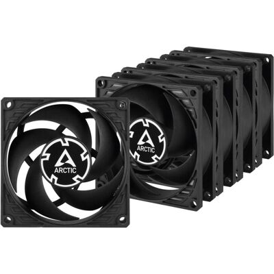 Arctic P8 Value Pack (80 mm, 5x), PC Lüfter, Schwarz Arctic P8 Value Pack (80 mm, 5x), PC Lüfter, Schwarz