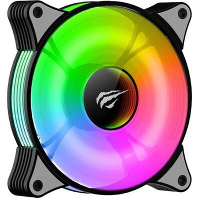 Havit - Cooler Fan (F2095) - for PC, 6001800RPM, 38dB, 1.44W, LED Lights - Black (1x), PC Lüfter, Schwarz Havit - Cooler Fan (F2095) - for PC, 6001800RPM, 38dB, 1.44W, LED Lights - Black (1x), PC Lüfter, Schwarz