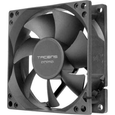 Tacens AF8X2 (80 mm, 2x), PC Lüfter, Schwarz Tacens AF8X2 (80 mm, 2x), PC Lüfter, Schwarz