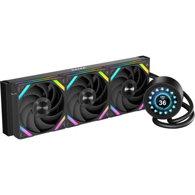 Sama Gears Q70 Black 360mm AIO, CPU Wasserkühler, Schwarz Sama Gears Q70 Black 360mm AIO, CPU Wasserkühler, Schwarz