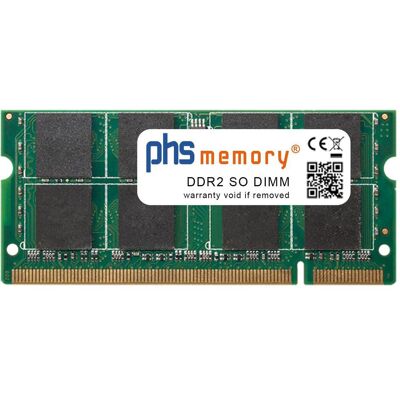 PHS-memory DDR2 2GB RAM für Asus Eee PC 1008P - Speicher PHS-memory DDR2 2GB RAM für Asus Eee PC 1008P - Speicher