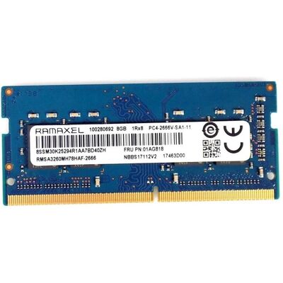Lenovo 8GB DDR4 2666MHz SO-DIMM - Arbeitsspeicher Lenovo 8GB DDR4 2666MHz SO-DIMM - Arbeitsspeicher