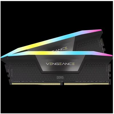 Corsair Vengeance (2 x 16GB, 6400 MHz, DDR5-RAM, DIMM), RAM, Schwarz Corsair Vengeance (2 x 16GB, 6400 MHz, DDR5-RAM, DIMM), RAM, Schwarz