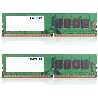 Patriot Signature K2 PAT (2 x 8GB, 2666 MHz, DDR4-RAM, DIMM), RAM, Weiss, Grün Patriot Signature K2 PAT (2 x 8GB, 2666 MHz, DDR4-RAM, DIMM), RAM, Weiss, Grün