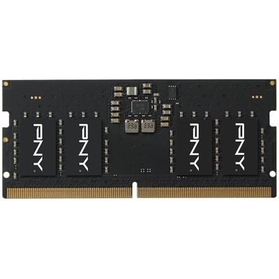 PNY Notebook-Speicher 16GB DDR5 5600 SO-DIMM (5600 MHz, DDR5-RAM, SO-DIMM), RAM, Schwarz PNY Notebook-Speicher 16GB DDR5 5600 SO-DIMM (5600 MHz, DDR5-RAM, SO-DIMM), RAM, Schwarz