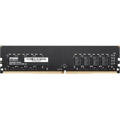 Klevv 8GB Standard DDR4 UDIMM 3200Mhz Black Bulk (1 x 8GB, 3200 MHz, DDR4-RAM, DIMM), RAM, Schwarz Klevv 8GB Standard DDR4 UDIMM 3200Mhz Black Bulk (1 x 8GB, 3200 MHz, DDR4-RAM, DIMM), RAM, Schwarz